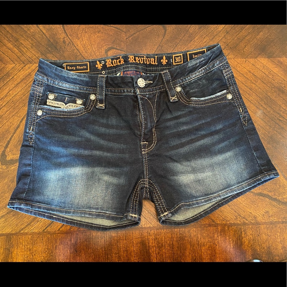 Denim shorts